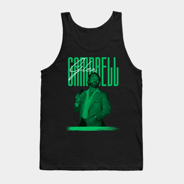 Glen campbell///original retro Tank Top by DetikWaktu